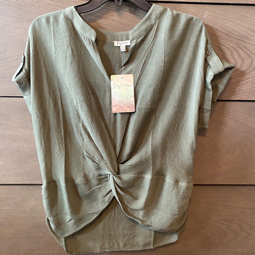 Blouse - olive green - new with tag